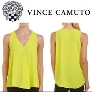 Vince Camuto Yello Flowy Blouse Buisness Attire